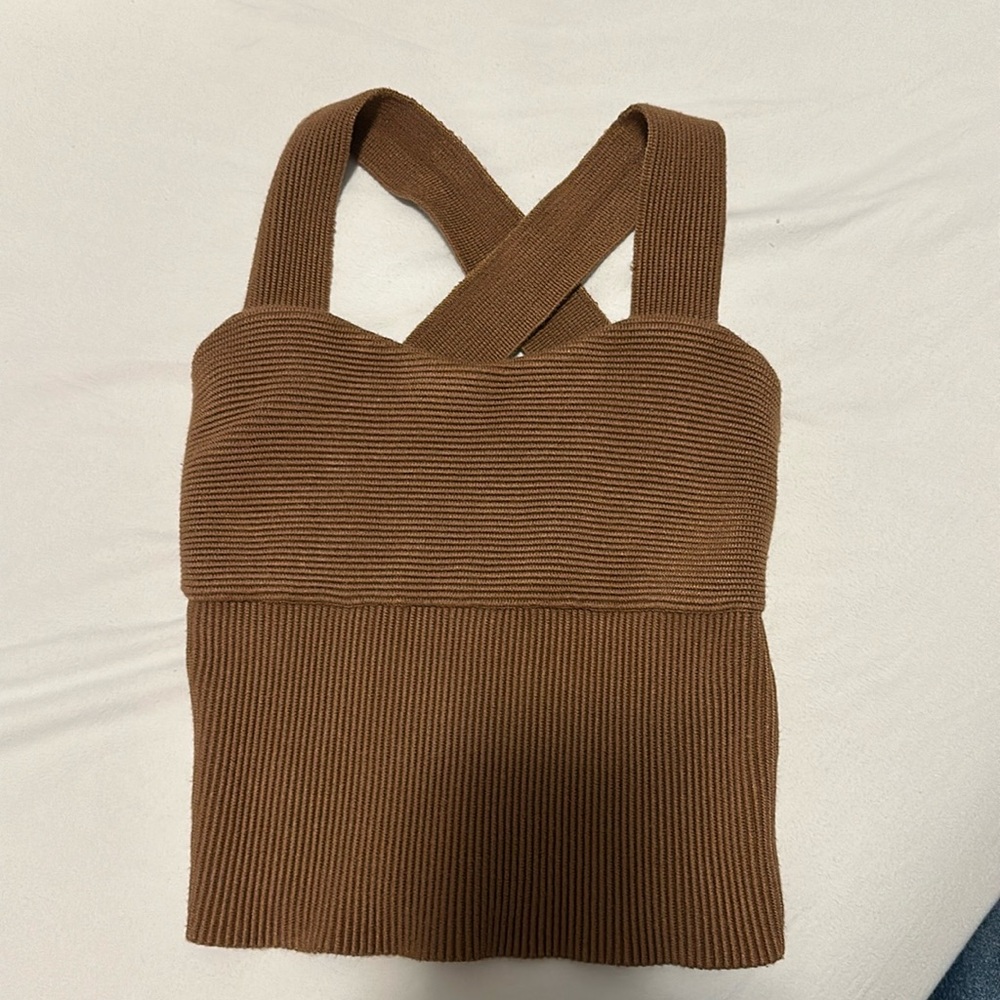 Soft brown Tank Top